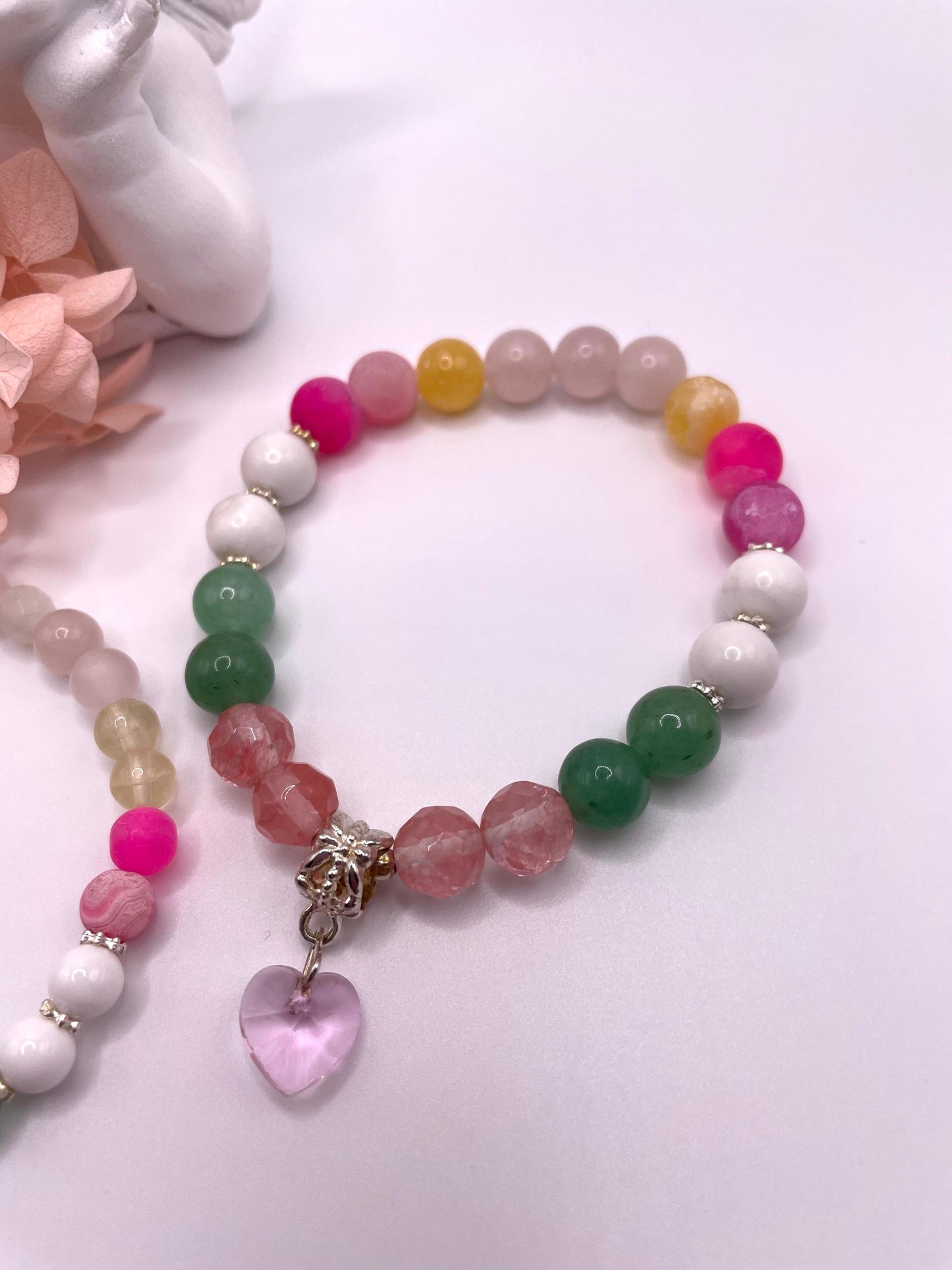 Edelstein Armbänder für Mutter und Tochter, Freundinnen