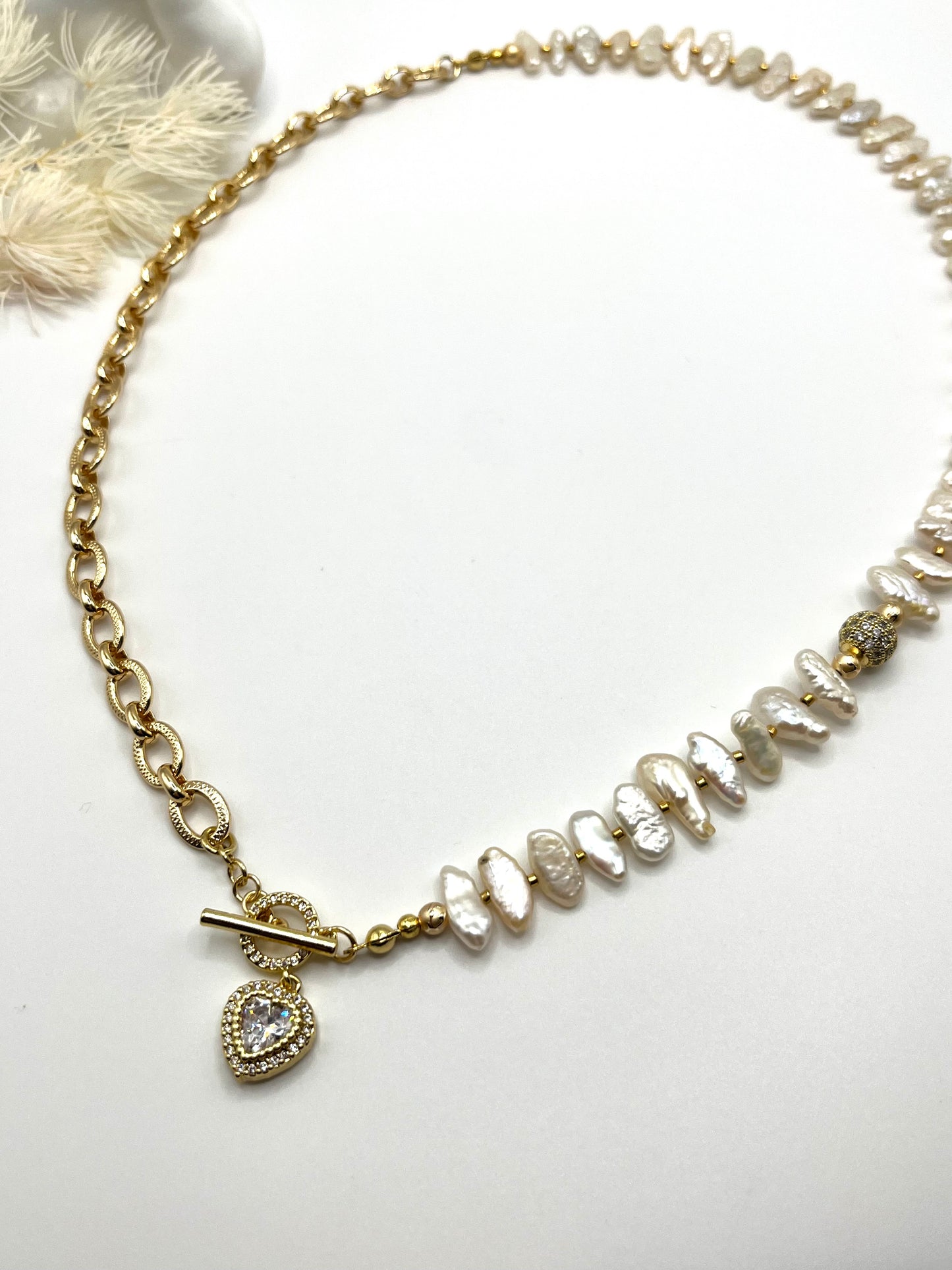 Biwa Perlen, exklusive Perlen Kette