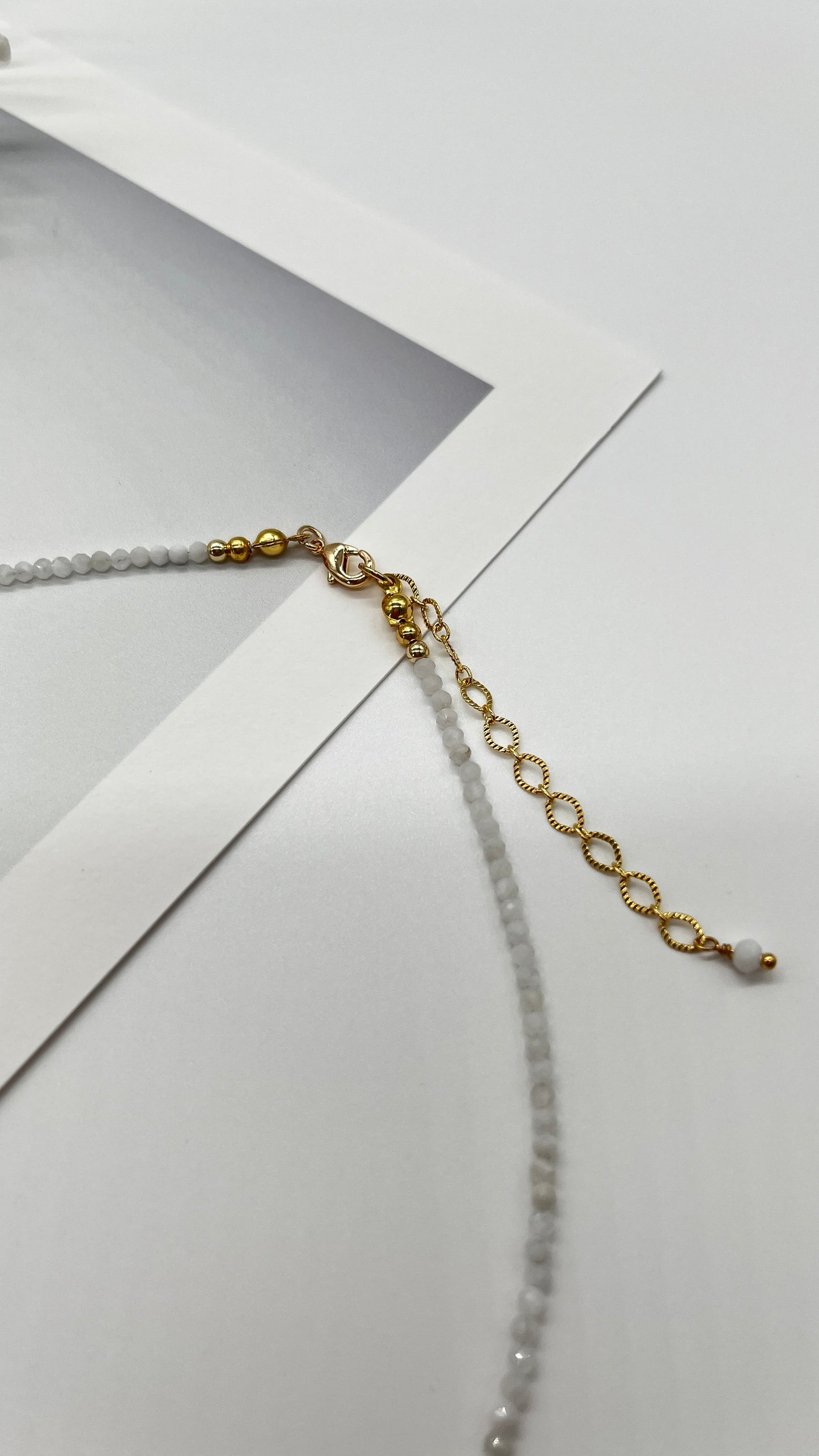 ✨Mondstein Kette mit zartem Sonnenanhänger in Gold
