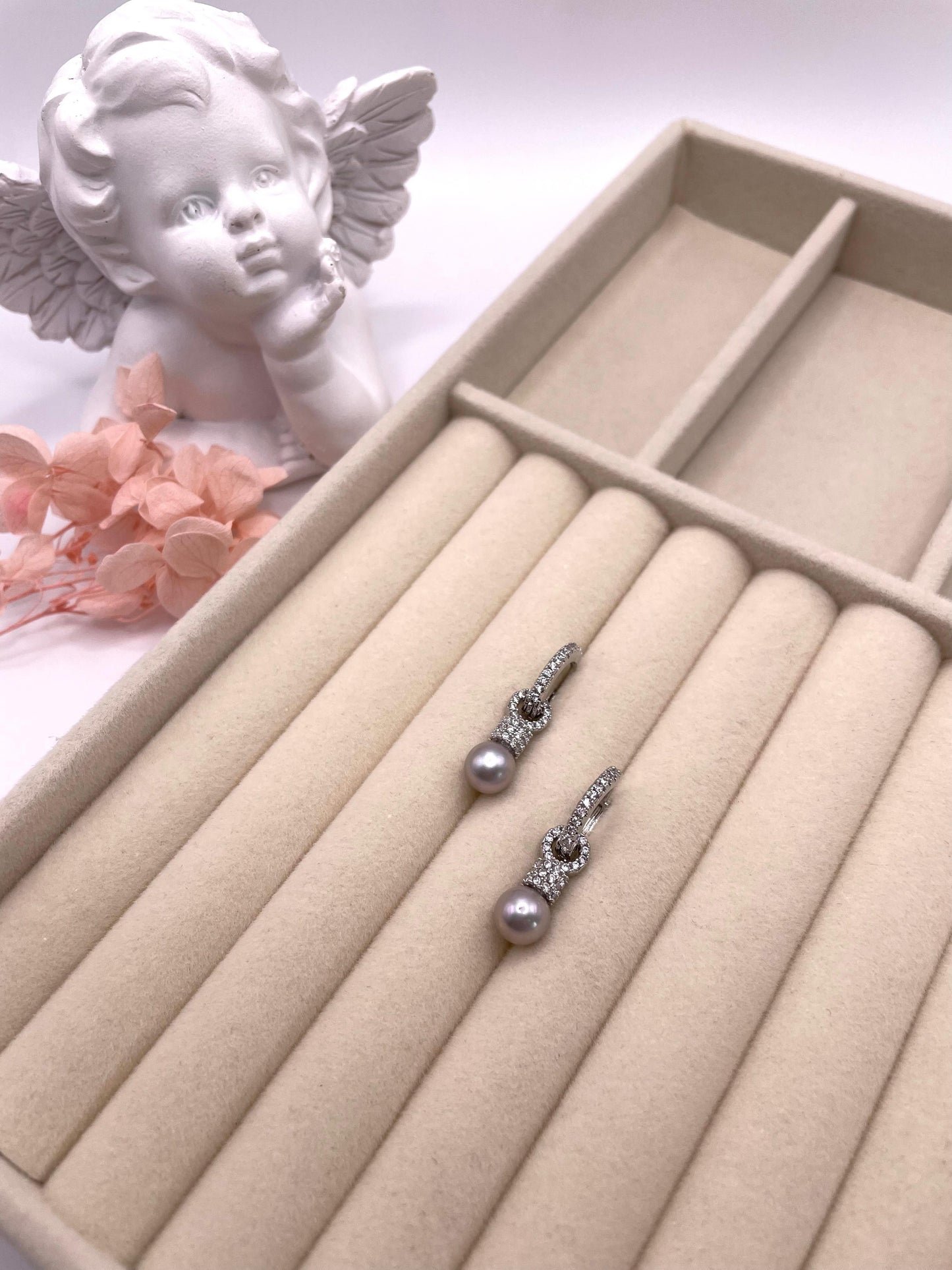 Ohrringe mit Süßwasserperlen