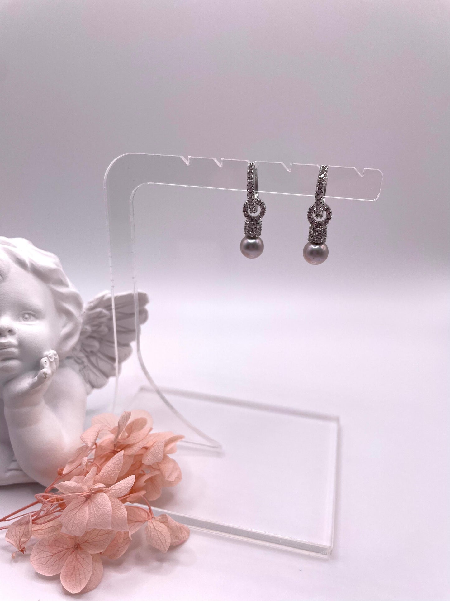 Ohrringe mit Süßwasserperlen