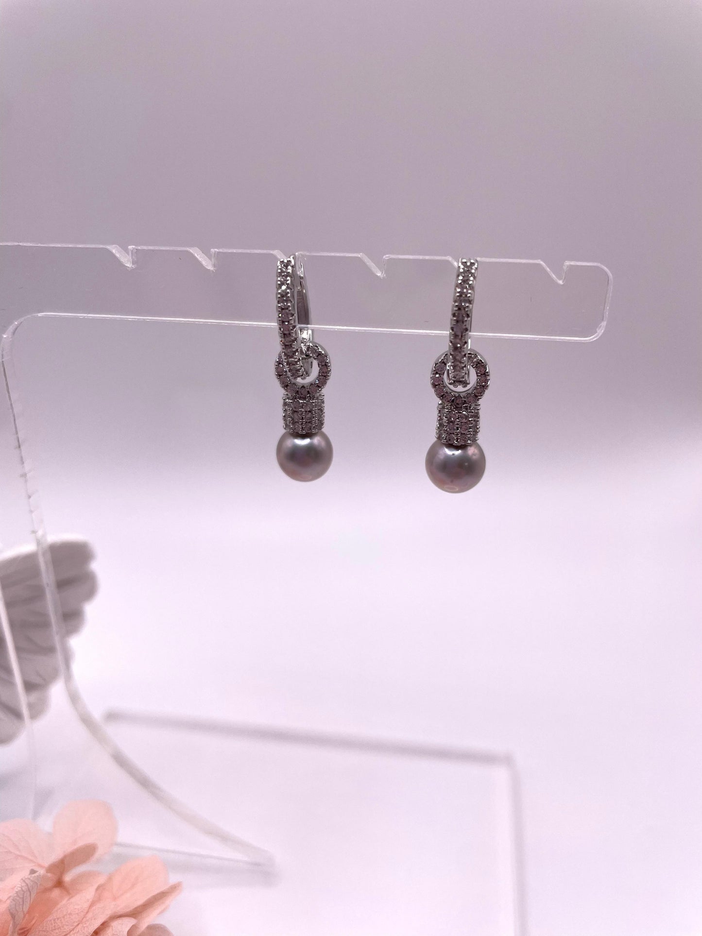 Ohrringe mit Süßwasserperlen