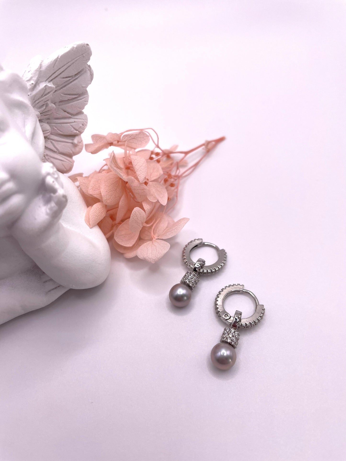 Ohrringe mit Süßwasserperlen