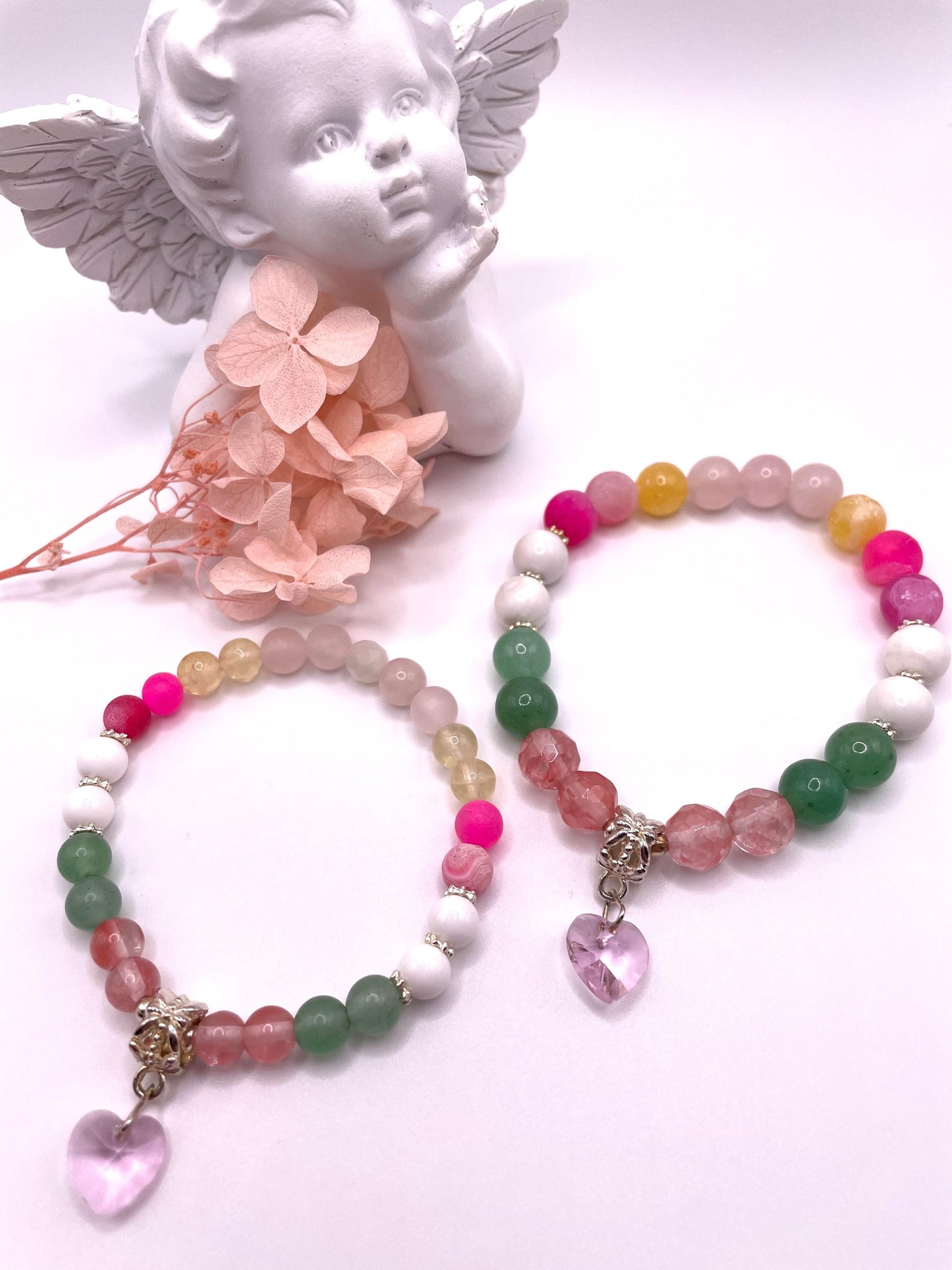 Edelstein Armbänder für Mutter und Tochter, Freundinnen