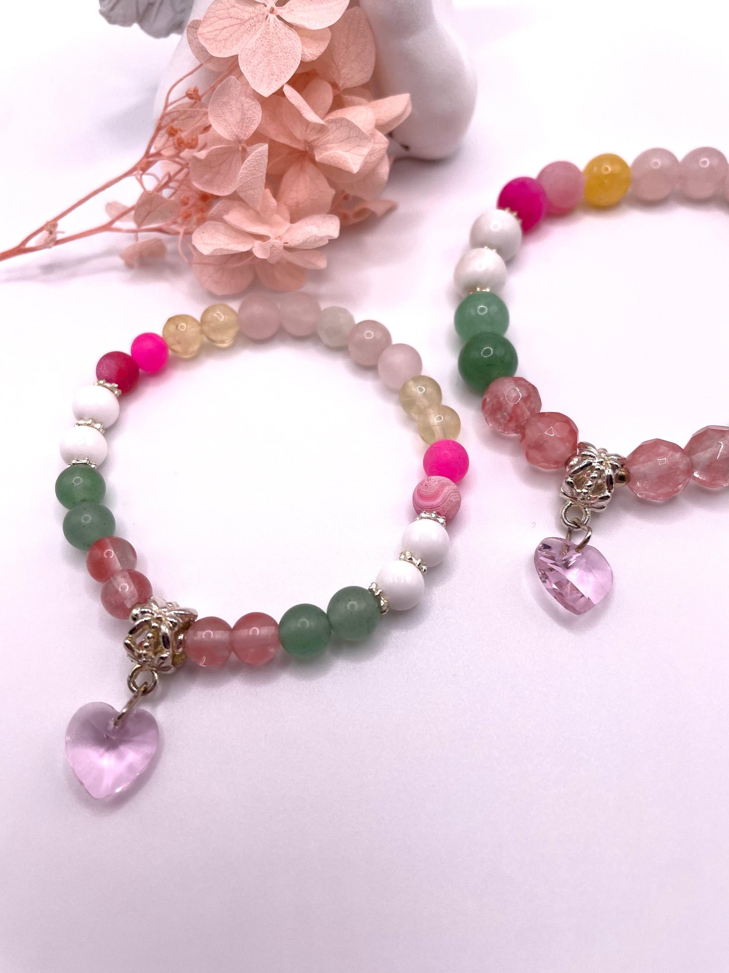 Edelstein Armbänder für Mutter und Tochter, Freundinnen