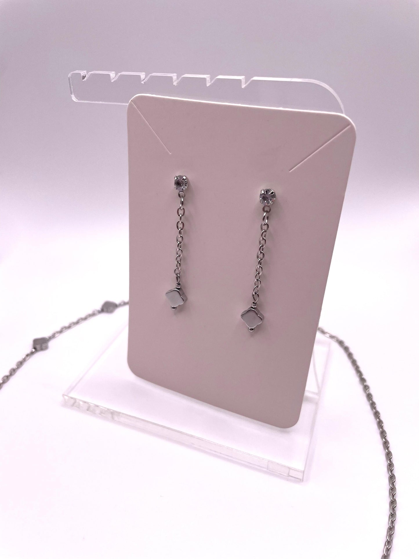 Hämatit Schmuck-Set, Kette, Ohrringe, Armband