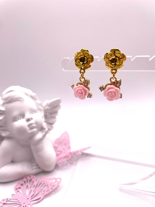 Ohrstecker mit Rosen für kleine Dame