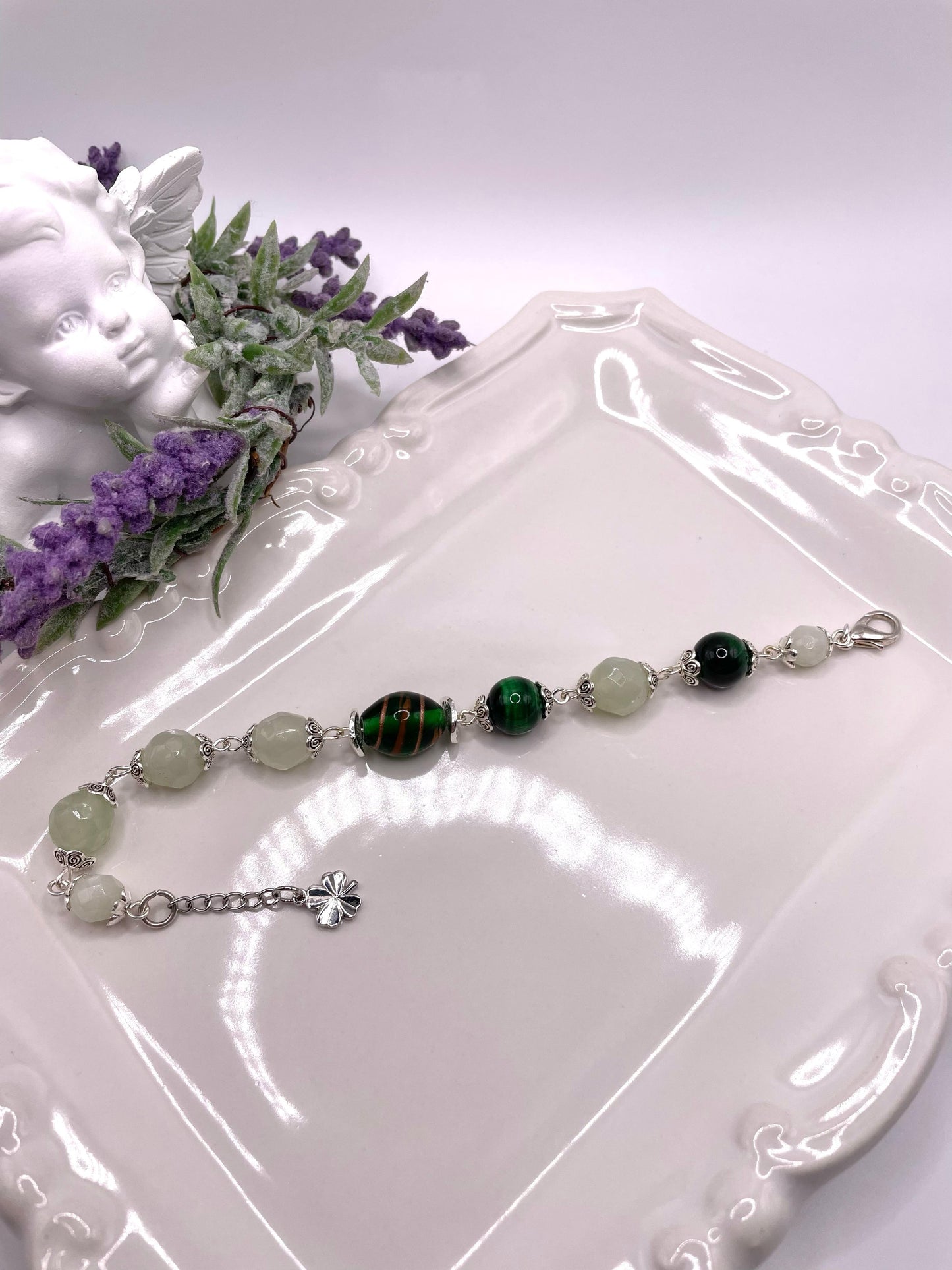 Aventurin, Katzenauge, Armband für mehr Entspannung