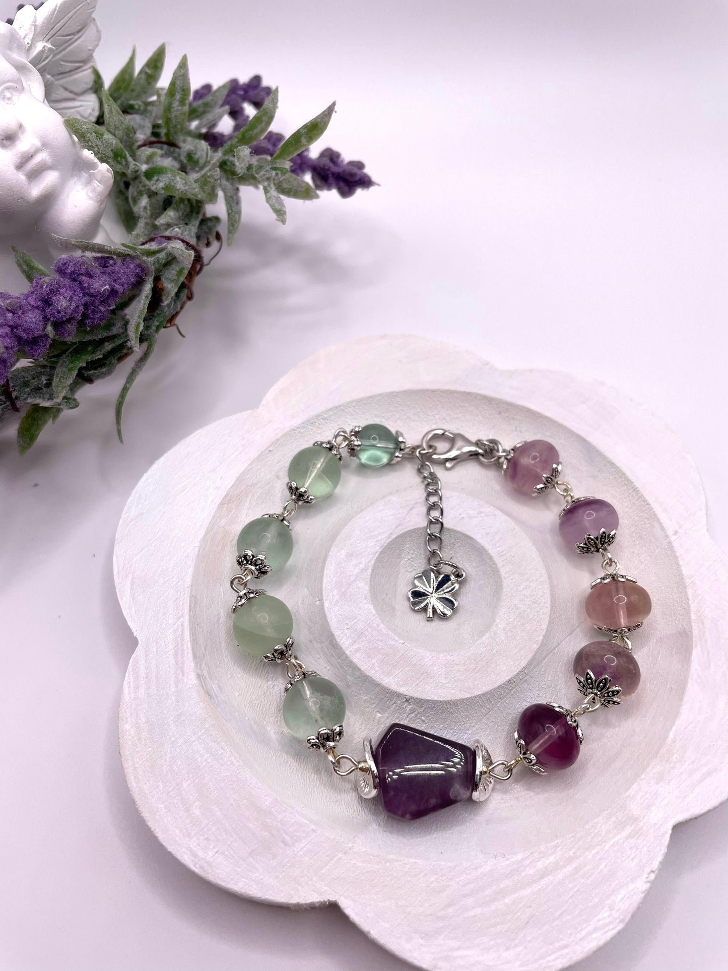 Fluorit, Armband für mehr Klarheit und Konzentration