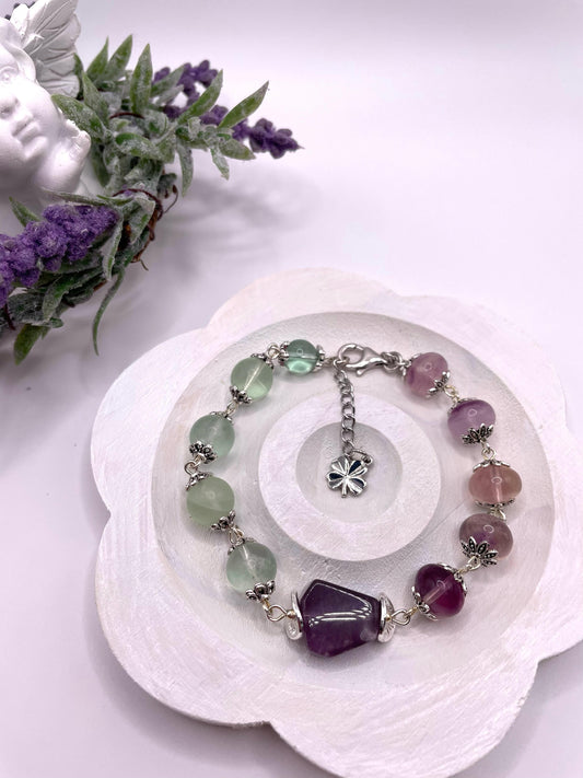 Fluorit, Armband für mehr Klarheit und Konzentration