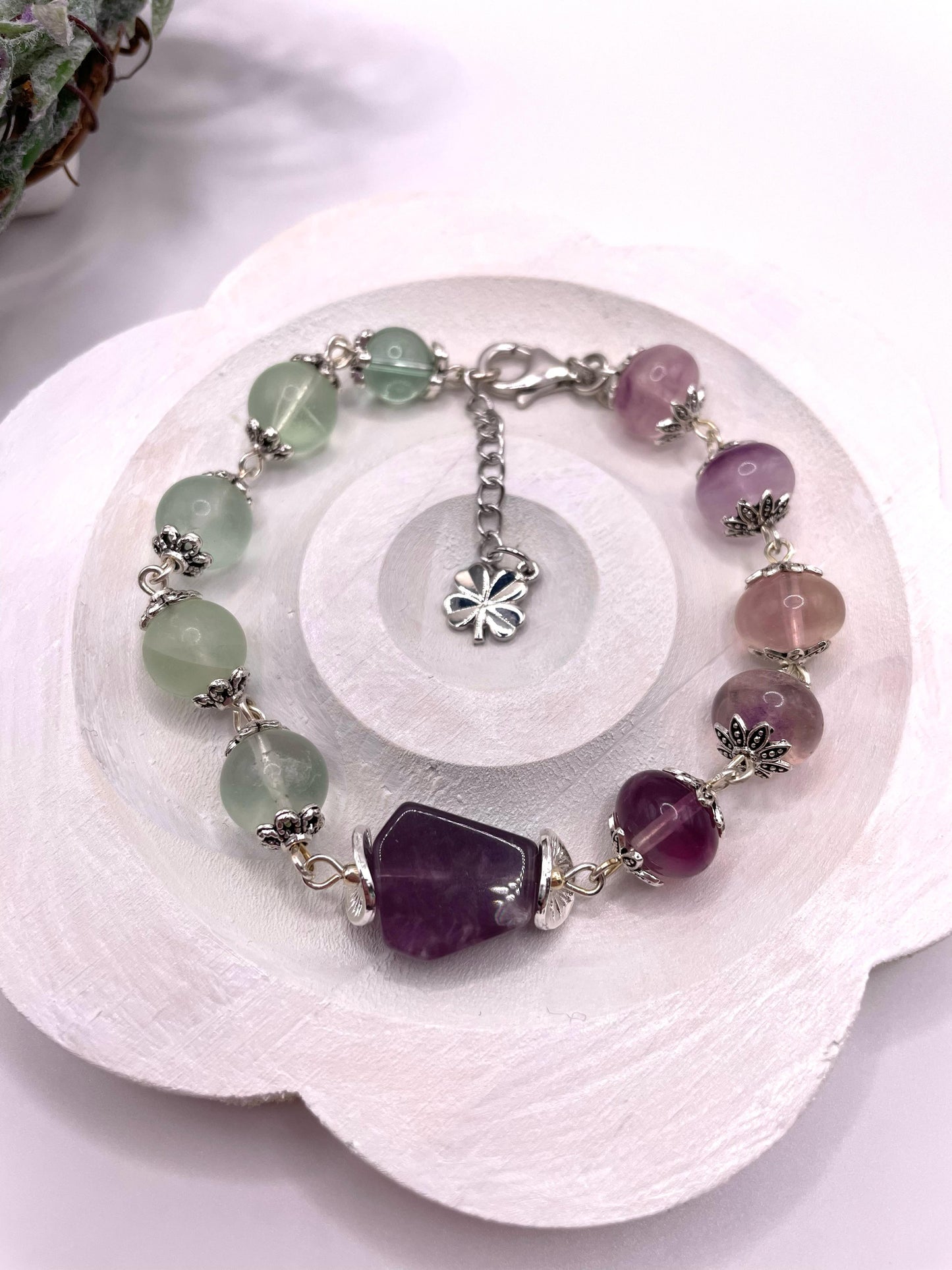 Fluorit, Armband für mehr Klarheit und Konzentration