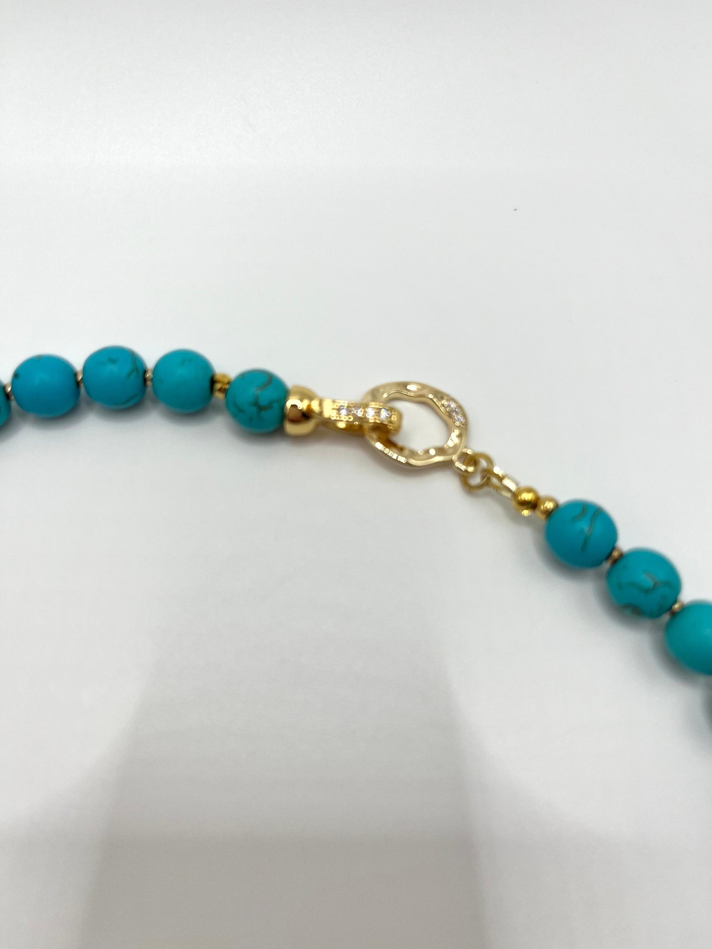 Schmuckset für den Sommer, Urlaub, Boho Style mit Howlith, 4-tlg.