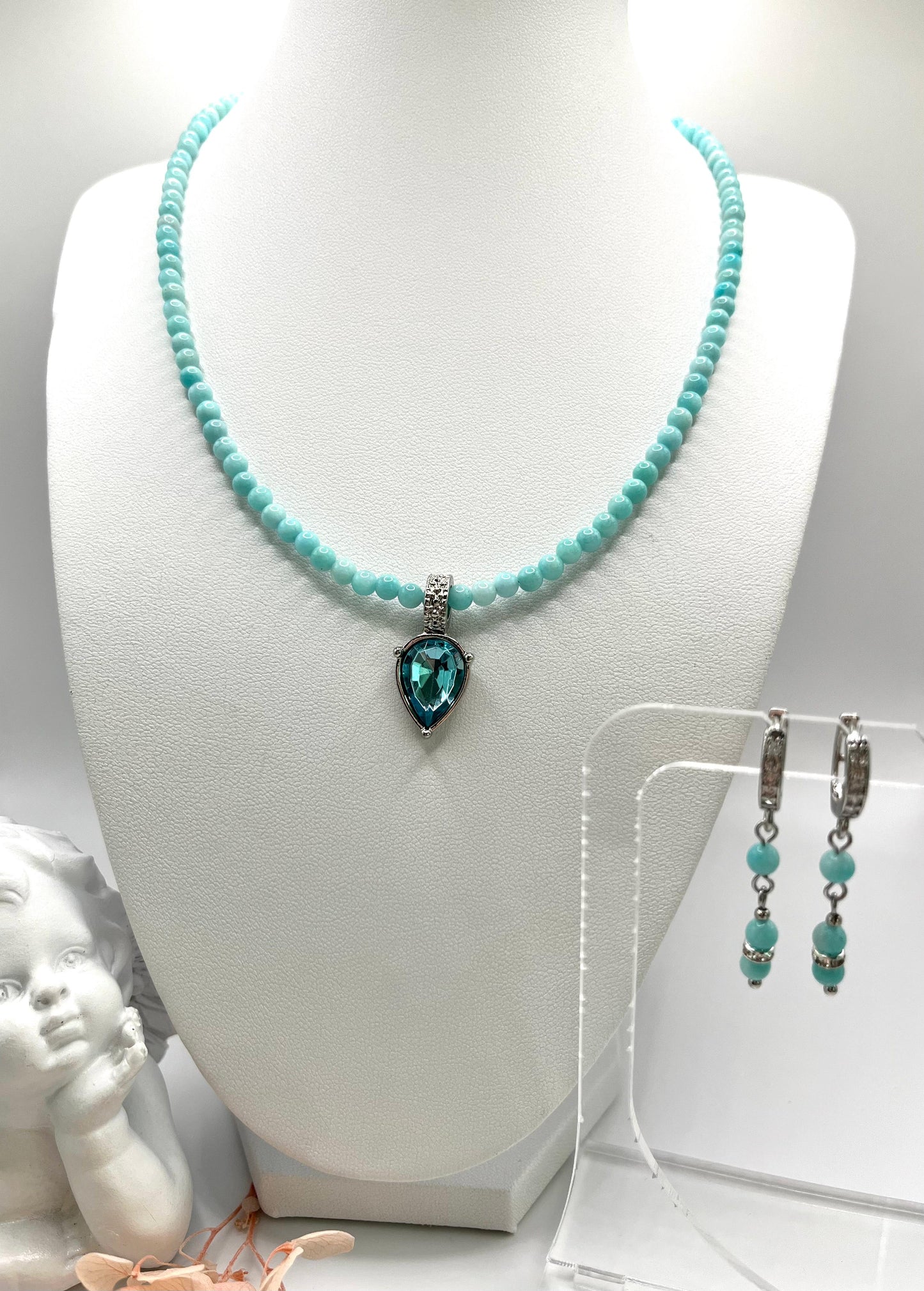 Amazonit-Schmuckset – wie ein Hauch von Meer auf der Haut