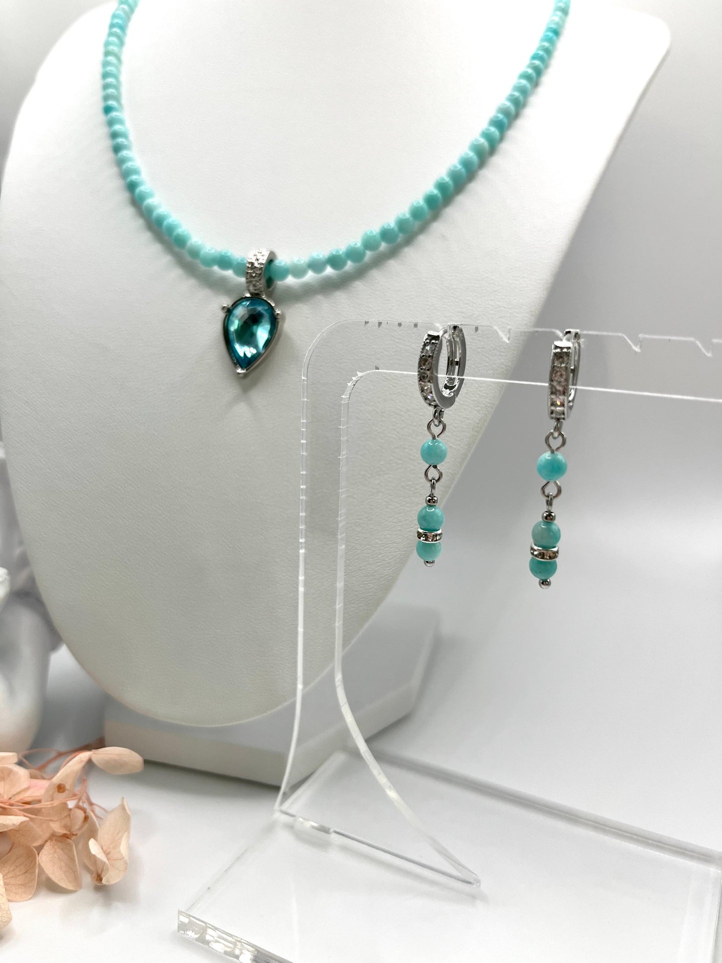 Amazonit-Schmuckset – wie ein Hauch von Meer auf der Haut