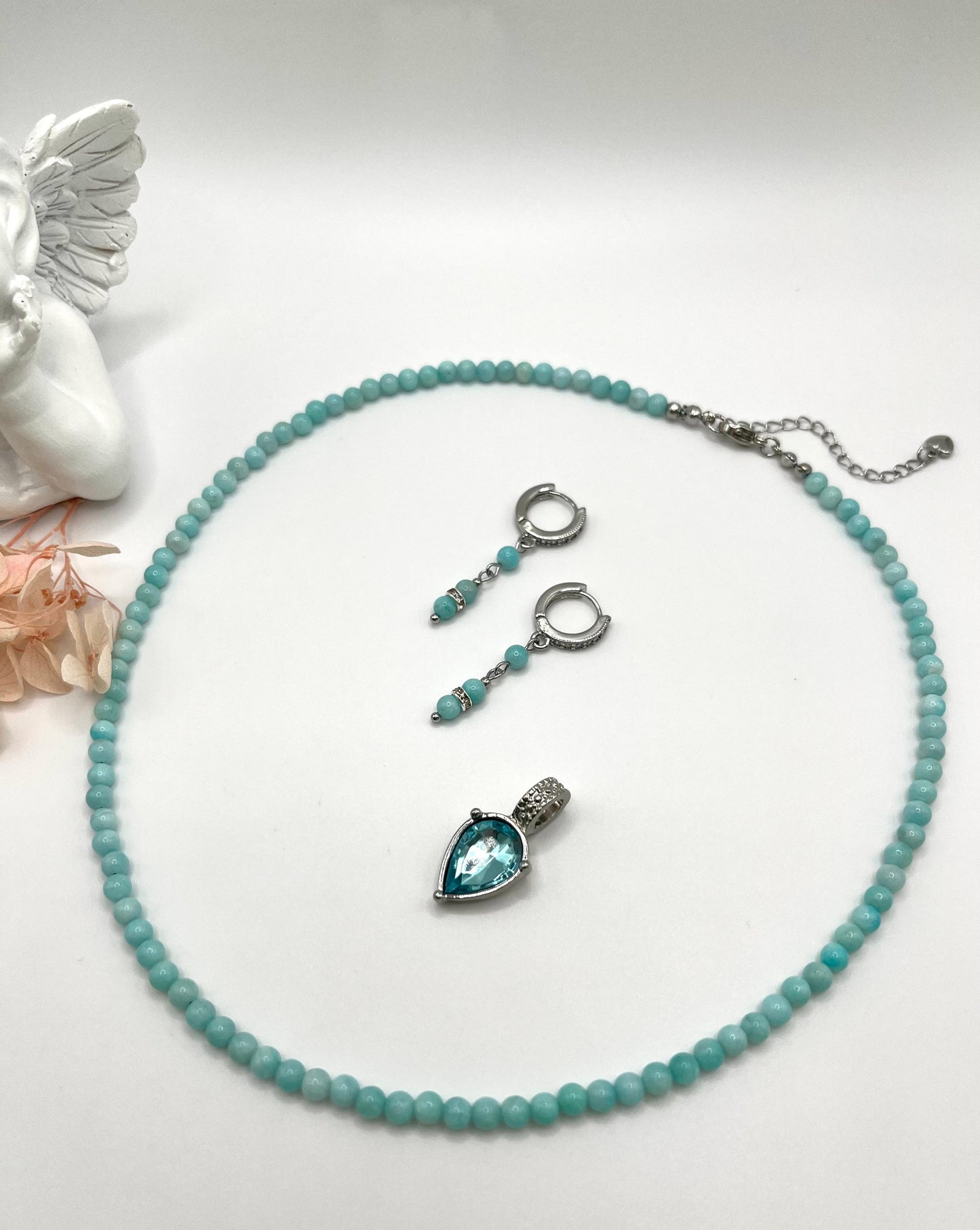 Amazonit-Schmuckset – wie ein Hauch von Meer auf der Haut
