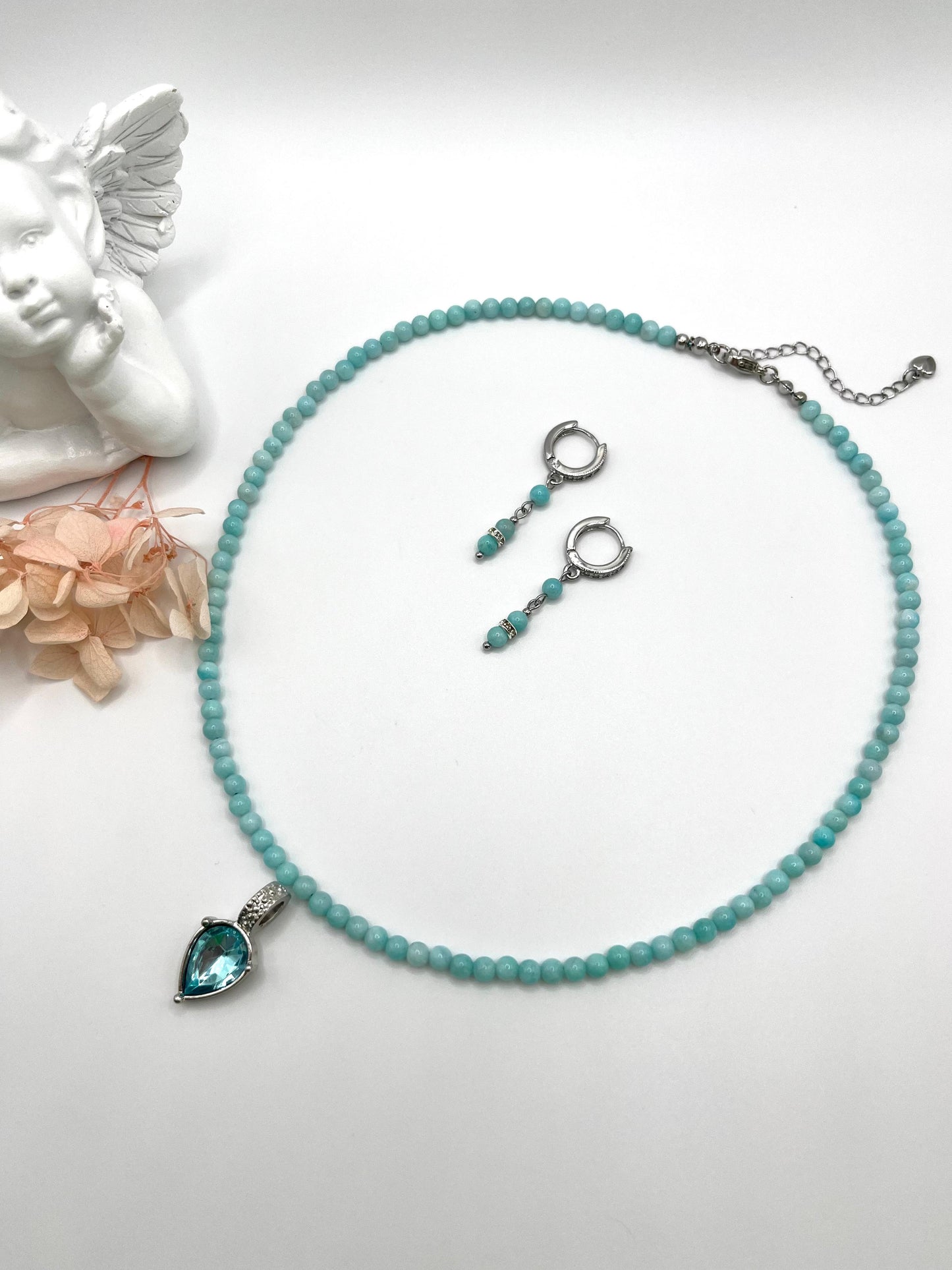 Amazonit-Schmuckset – wie ein Hauch von Meer auf der Haut