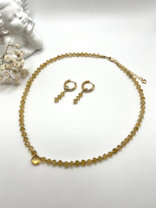 Citrin, Schmuckset für mehr Wohlstand und Erfolg