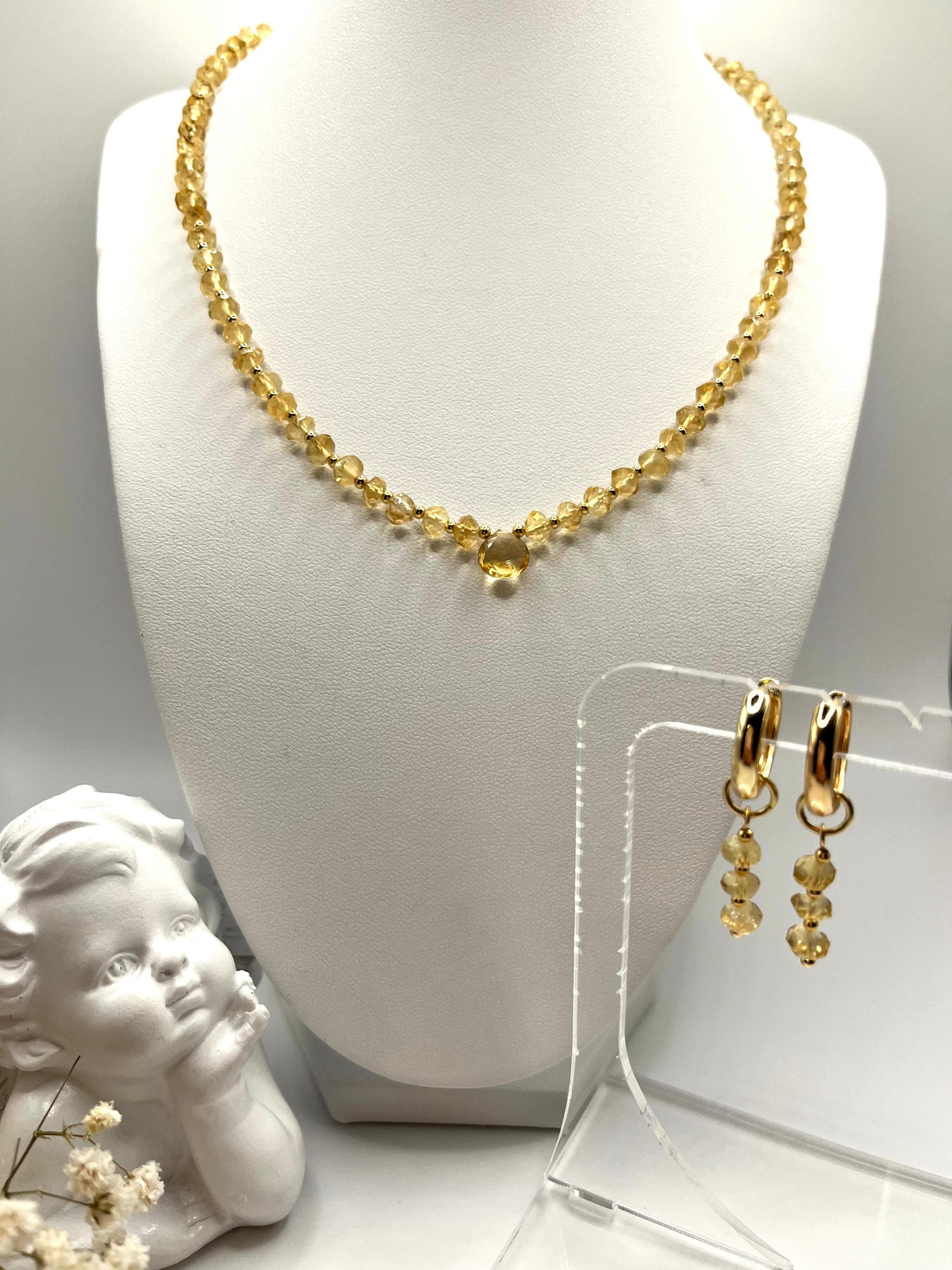 Citrin, Schmuckset für mehr Wohlstand und Erfolg