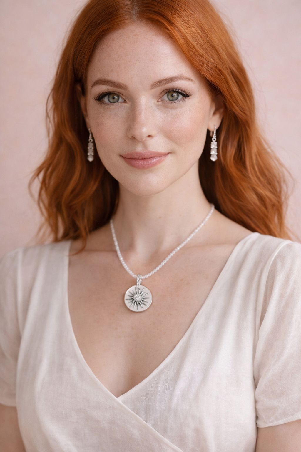 ✨Mondstein, Schmuckset mit Sonnen Anhänger, Edelsteinschmuck✨