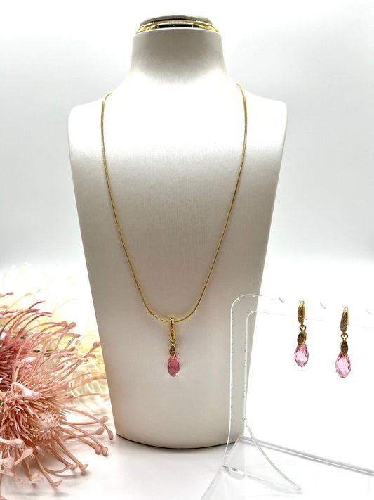 Elegantes Schmuckset mit hochwertigen Swarovski Kristallen