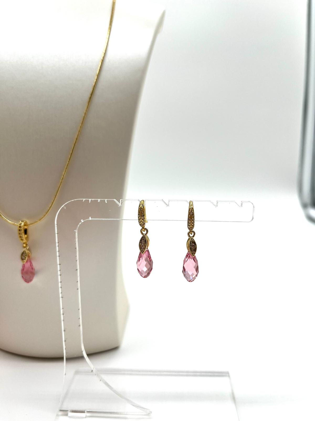 Elegantes Schmuckset mit hochwertigen Swarovski Kristallen