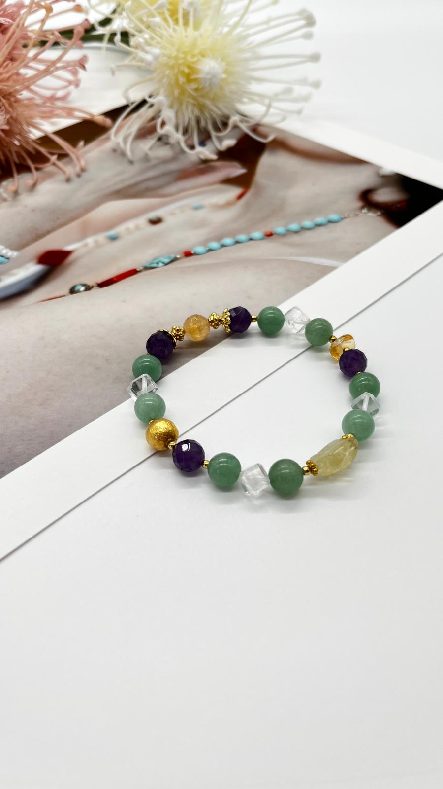 Armband für Sternzeichen Jungfrau, Edelsteinschmuck